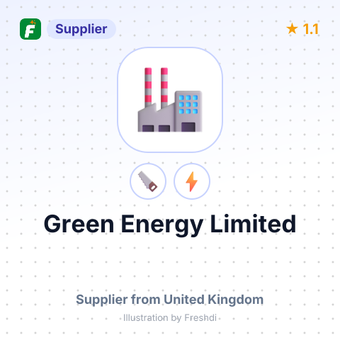 Green Energy Limited – summary card, no photo uploaded yet