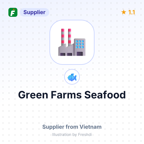Green Farms Seafood – summary card, no photo uploaded yet