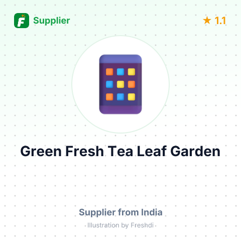 Green Fresh Tea Leaf Garden  – summary card, no photo uploaded yet