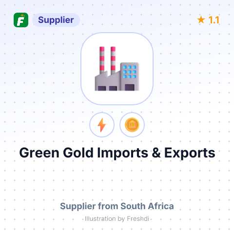 Green Gold Imports & Exports – summary card, no photo uploaded yet