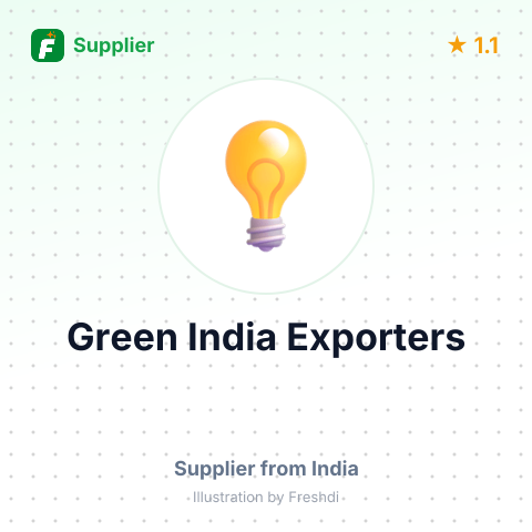 Green India Exporters – summary card, no photo uploaded yet