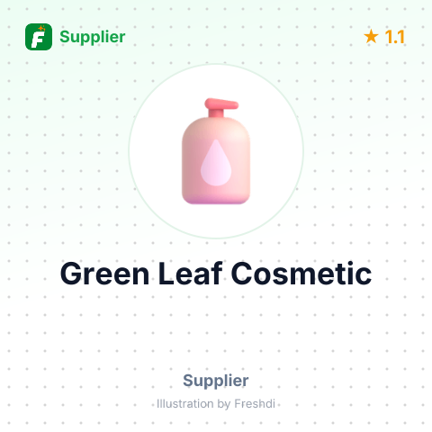 Green Leaf Cosmetic – summary card, no photo uploaded yet