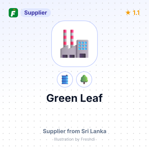 Green Leaf  – summary card, no photo uploaded yet