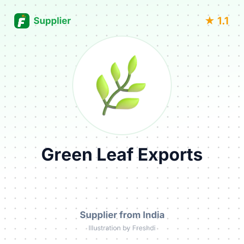 Green Leaf Exports  – summary card, no photo uploaded yet