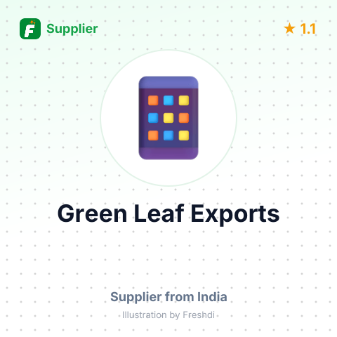 Green Leaf Exports  – summary card, no photo uploaded yet