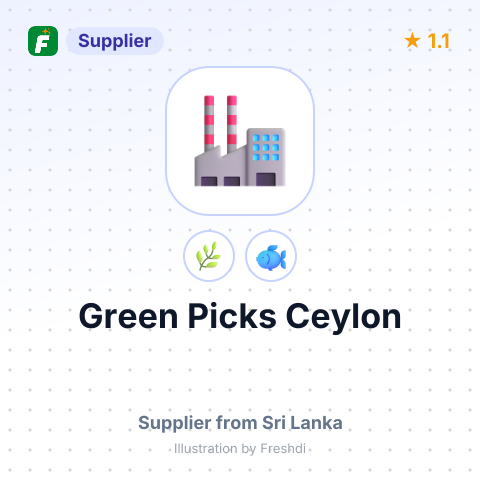 Green Picks Ceylon  – summary card, no photo uploaded yet