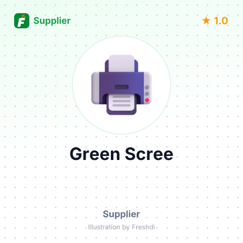 Green Scree – summary card, no photo uploaded yet