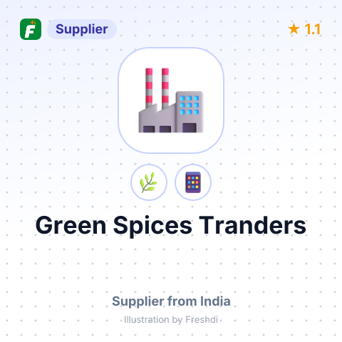 Green Spices Tranders  – summary card, no photo uploaded yet