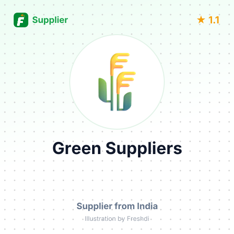 Green Suppliers  – summary card, no photo uploaded yet