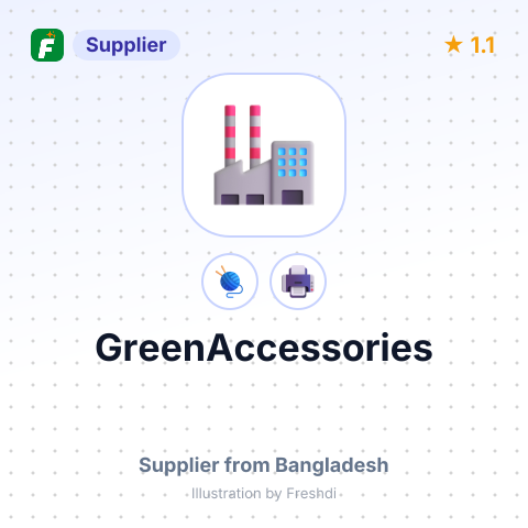 GreenAccessories – summary card, no photo uploaded yet