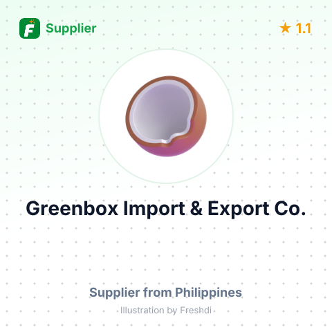 Greenbox Import & Export Co.  – summary card, no photo uploaded yet