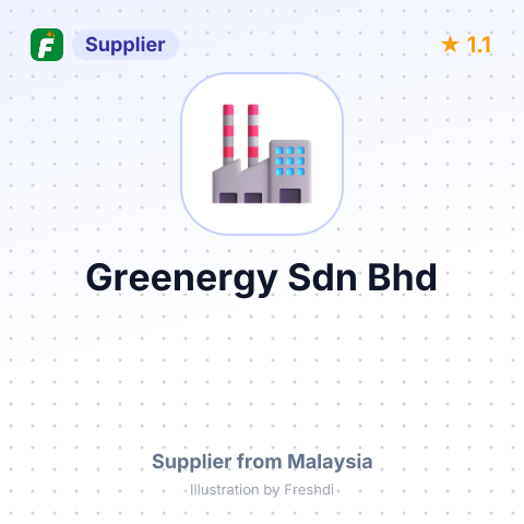 Greenergy Sdn Bhd – summary card, no photo uploaded yet