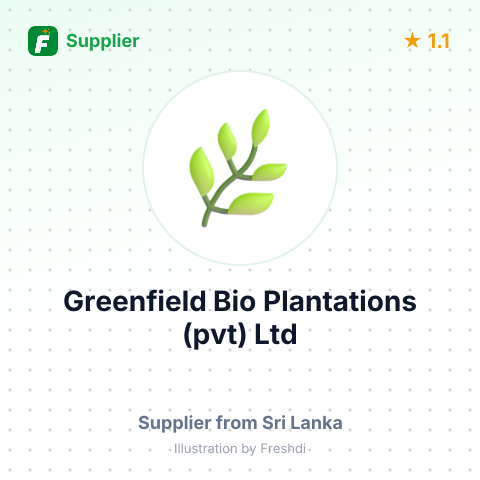 Greenfield Bio Plantations (pvt) Ltd  – summary card, no photo uploaded yet