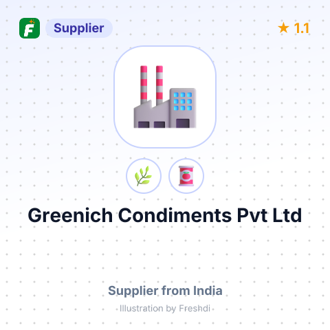 Greenich Condiments Pvt Ltd  – summary card, no photo uploaded yet
