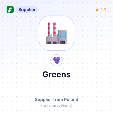 Greens  – summary card, no photo uploaded yet