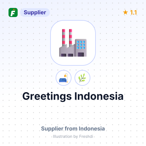 Greetings Indonesia  – summary card, no photo uploaded yet