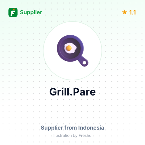 Grill.Pare  – summary card, no photo uploaded yet