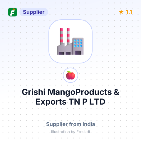 Grishi MangoProducts & Exports TN P LTD – summary card, no photo uploaded yet