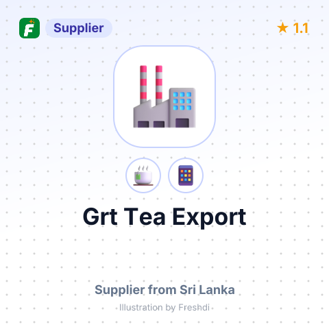 Grt Tea Export  – summary card, no photo uploaded yet