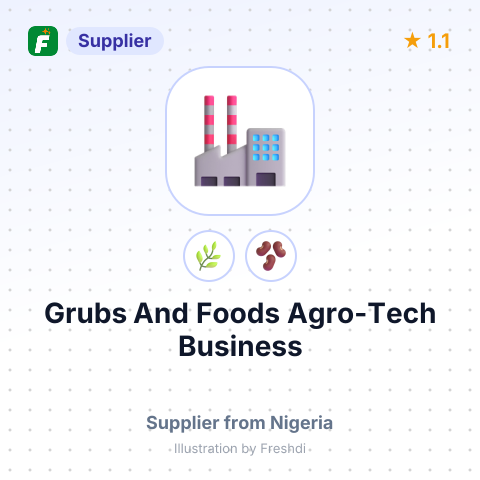 Grubs And Foods Agro-Tech Business  – summary card, no photo uploaded yet