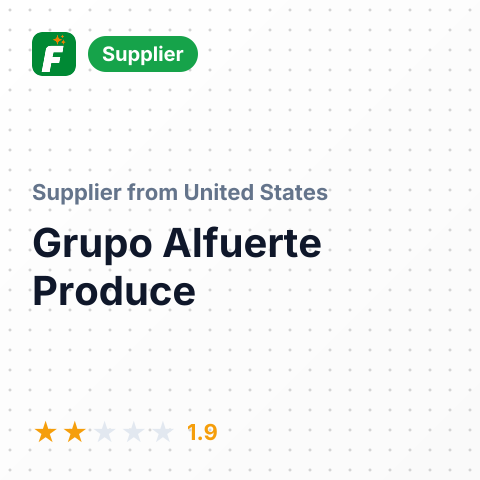 Grupo Alfuerte Produce – summary card, no photo uploaded yet