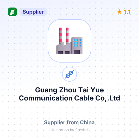 Guang Zhou Tai Yue Communication Cable Co,.Ltd – summary card, no photo uploaded yet