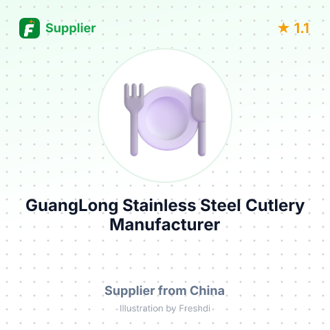 GuangLong Stainless Steel Cutlery Manufacturer – summary card, no photo uploaded yet