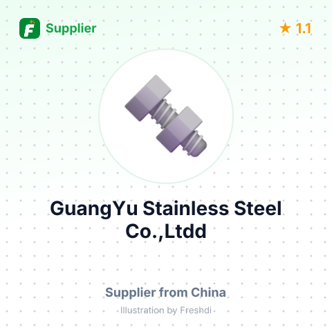 GuangYu Stainless Steel Co.,Ltdd – summary card, no photo uploaded yet