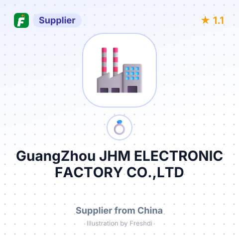 GuangZhou JHM ELECTRONIC FACTORY CO.,LTD – summary card, no photo uploaded yet