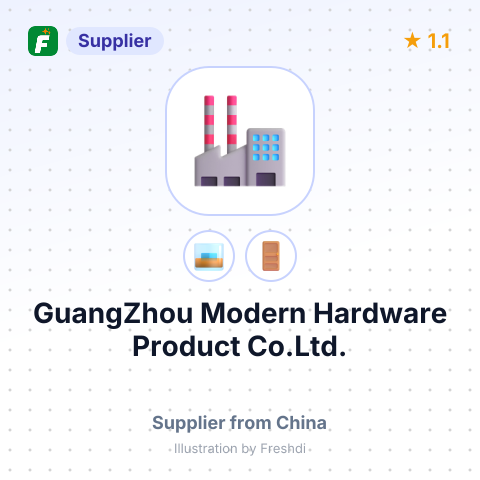 GuangZhou Modern Hardware Product Co.Ltd. – summary card, no photo uploaded yet