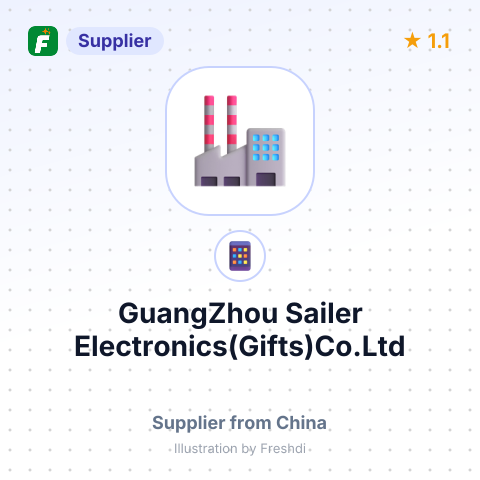 GuangZhou Sailer Electronics(Gifts)Co.Ltd – summary card, no photo uploaded yet