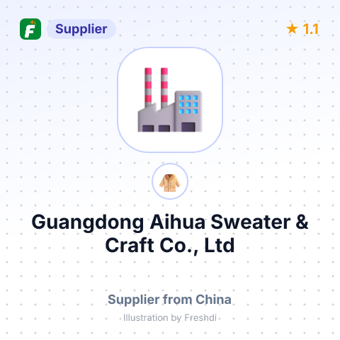 Guangdong Aihua Sweater & Craft Co., Ltd – summary card, no photo uploaded yet