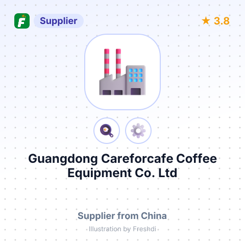 Guangdong Careforcafe Coffee Equipment Co., Ltd – summary card, no photo uploaded yet