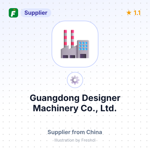 Guangdong Designer Machinery Co., Ltd. – summary card, no photo uploaded yet