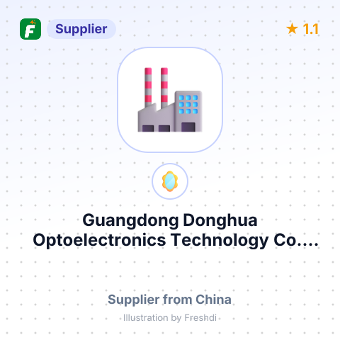 Guangdong Donghua Optoelectronics Technology Co., Ltd. – summary card, no photo uploaded yet