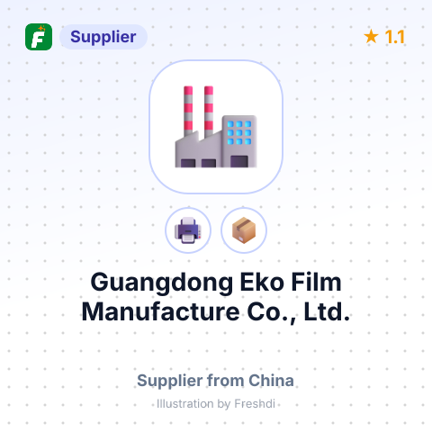 Guangdong Eko Film Manufacture Co., Ltd. – summary card, no photo uploaded yet