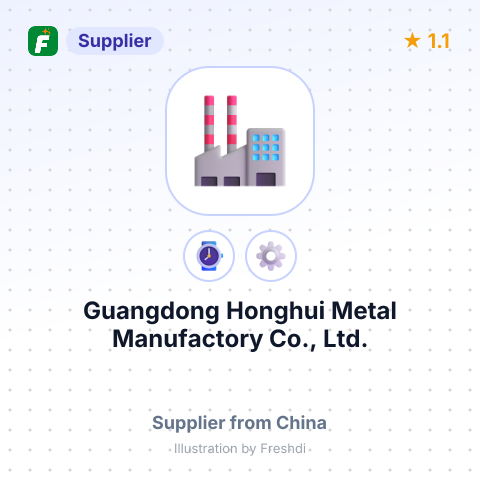 Guangdong Honghui Metal Manufactory Co., Ltd. – summary card, no photo uploaded yet
