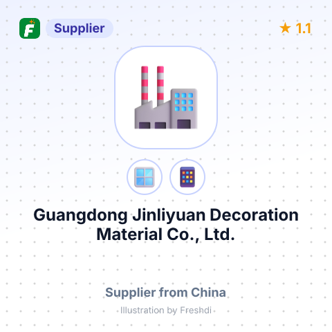 Guangdong Jinliyuan Decoration Material Co., Ltd. – summary card, no photo uploaded yet