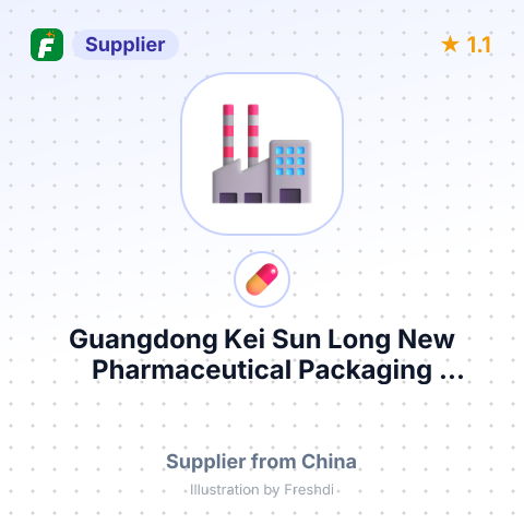 Guangdong Kei Sun Long New Pharmaceutical Packaging Company Limited – summary card, no photo uploaded yet