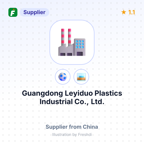 Guangdong Leyiduo Plastics Industrial Co., Ltd. – summary card, no photo uploaded yet