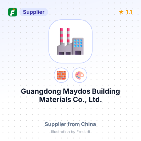 Guangdong Maydos Building Materials Co., Ltd. – summary card, no photo uploaded yet