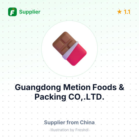 Guangdong Metion Foods & Packing CO,.LTD. – summary card, no photo uploaded yet