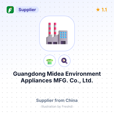 Guangdong Midea Environment Appliances MFG. Co., Ltd. – summary card, no photo uploaded yet