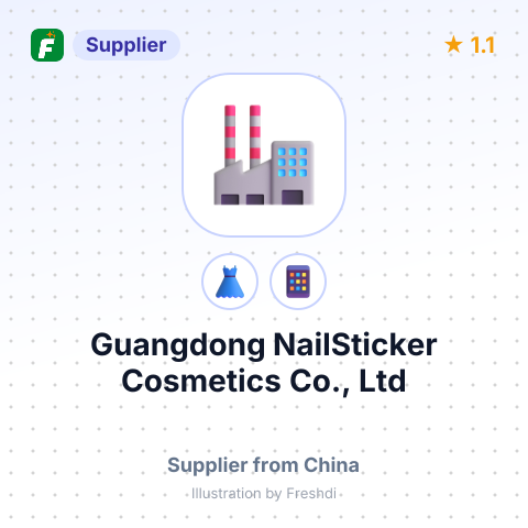 Guangdong NailSticker Cosmetics Co., Ltd – summary card, no photo uploaded yet