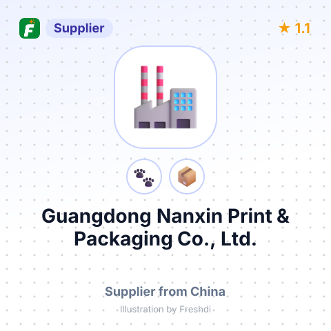 Guangdong Nanxin Print & Packaging Co., Ltd. – summary card, no photo uploaded yet
