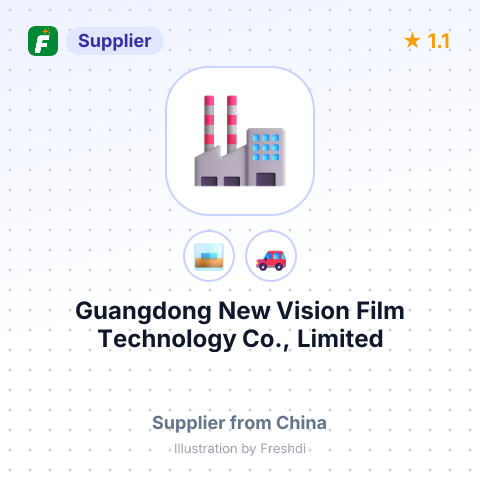 Guangdong New Vision Film Technology Co., Limited – summary card, no photo uploaded yet
