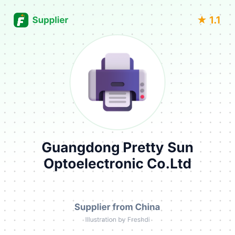 Guangdong Pretty Sun Optoelectronic Co.Ltd – summary card, no photo uploaded yet