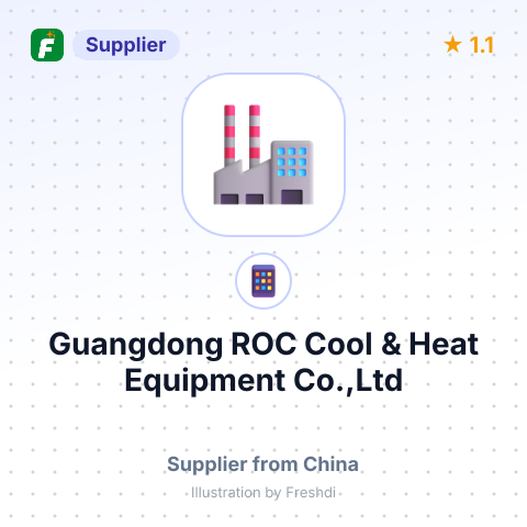 Guangdong ROC Cool & Heat Equipment Co.,Ltd – summary card, no photo uploaded yet