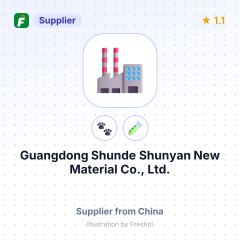 Guangdong Shunde Shunyan New Material Co., Ltd. – summary card, no photo uploaded yet