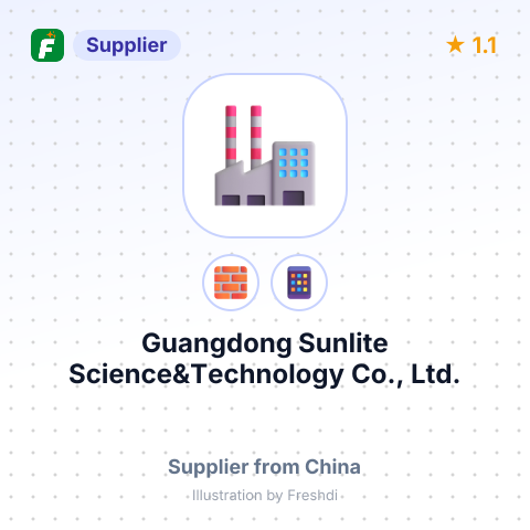 Guangdong Sunlite Science&Technology Co., Ltd. – summary card, no photo uploaded yet
